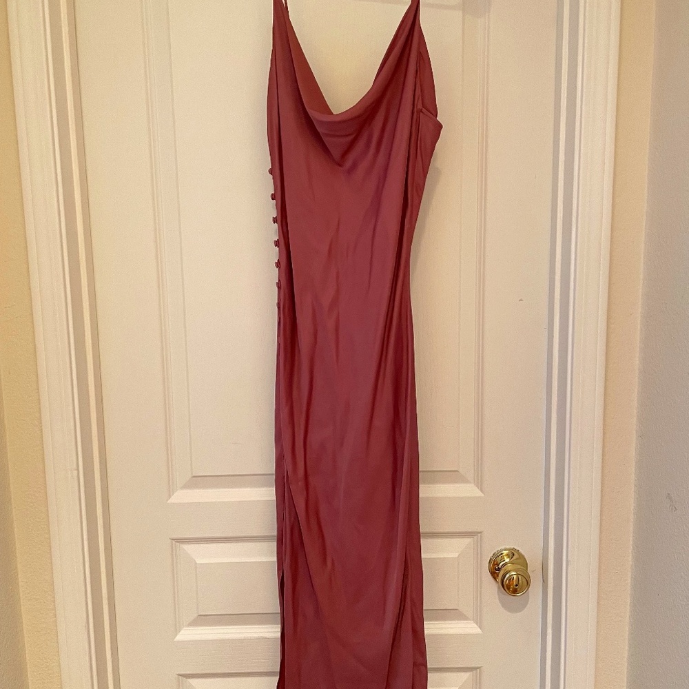 Zara Light Pink Slip Dress